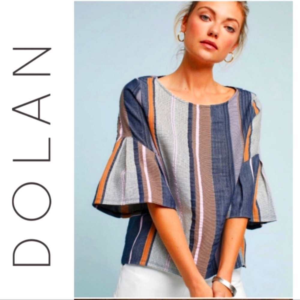 Anthropologie Dolan Multi Color Strip Design